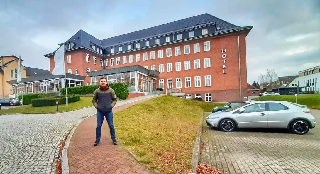 Hotel & Restaurant am Schlosspark-浴室