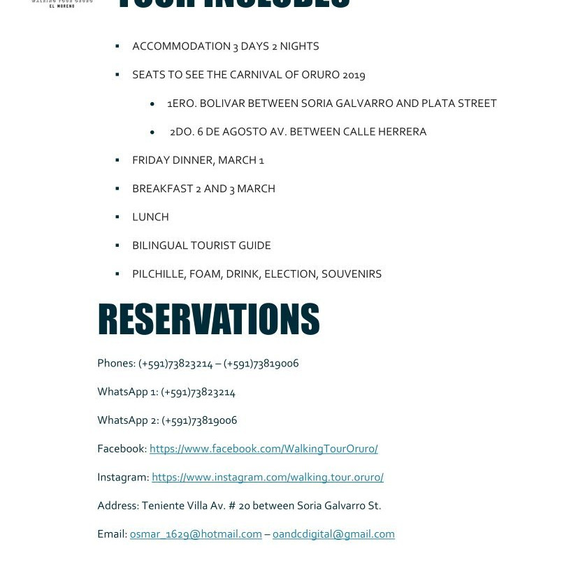 Carnaval de oruro-奥鲁罗必去景点