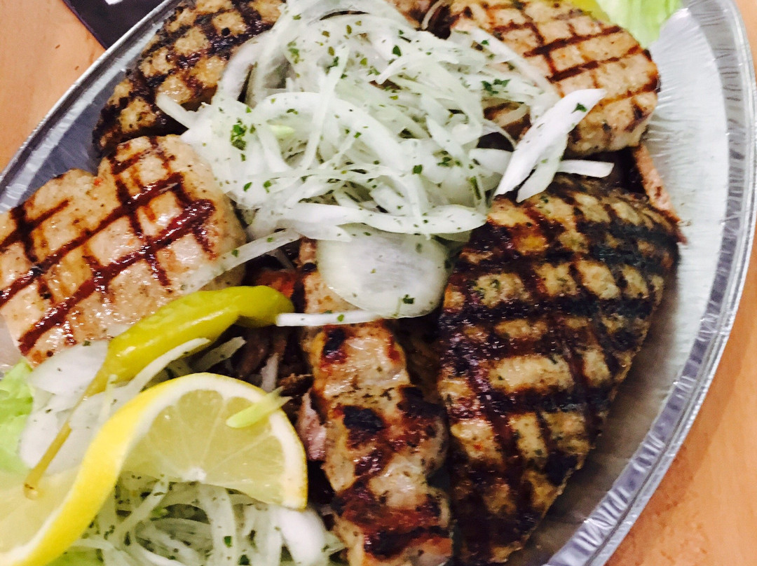 Gyros Huette der Grill