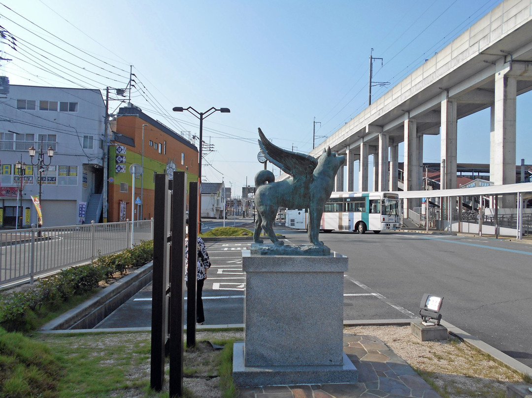 Wing Dog Statue-筑后市必去景点