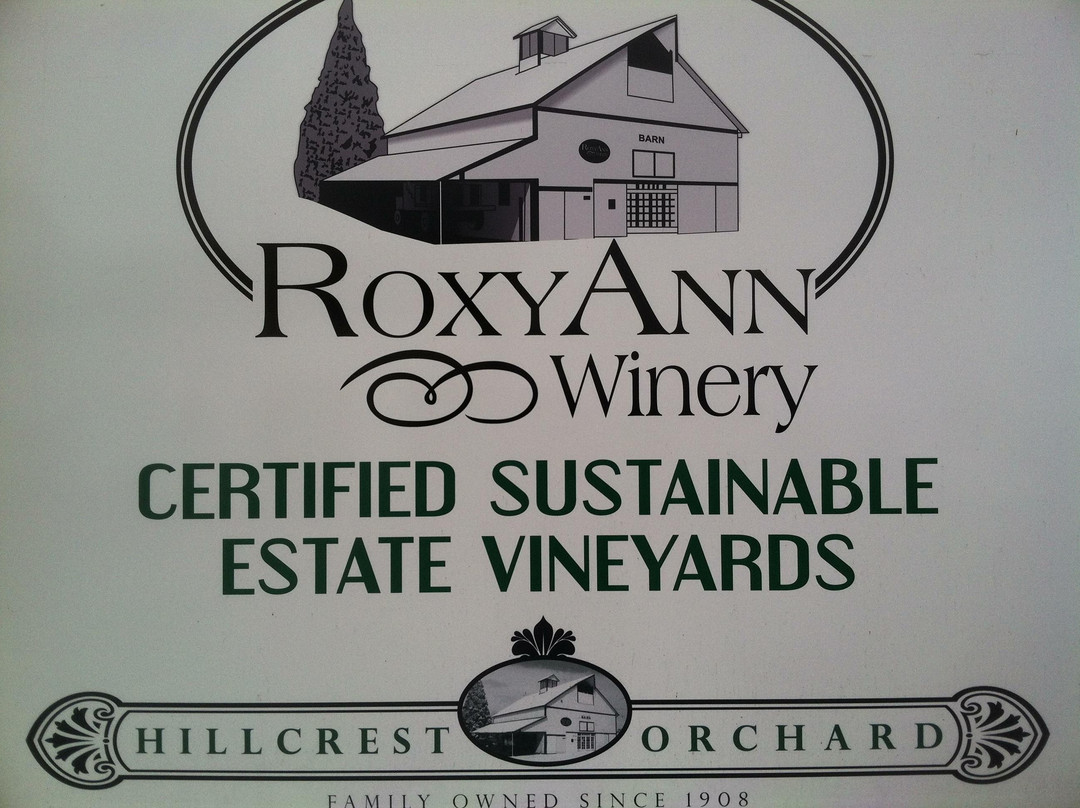 RoxyAnn Winery-梅德福必去景点