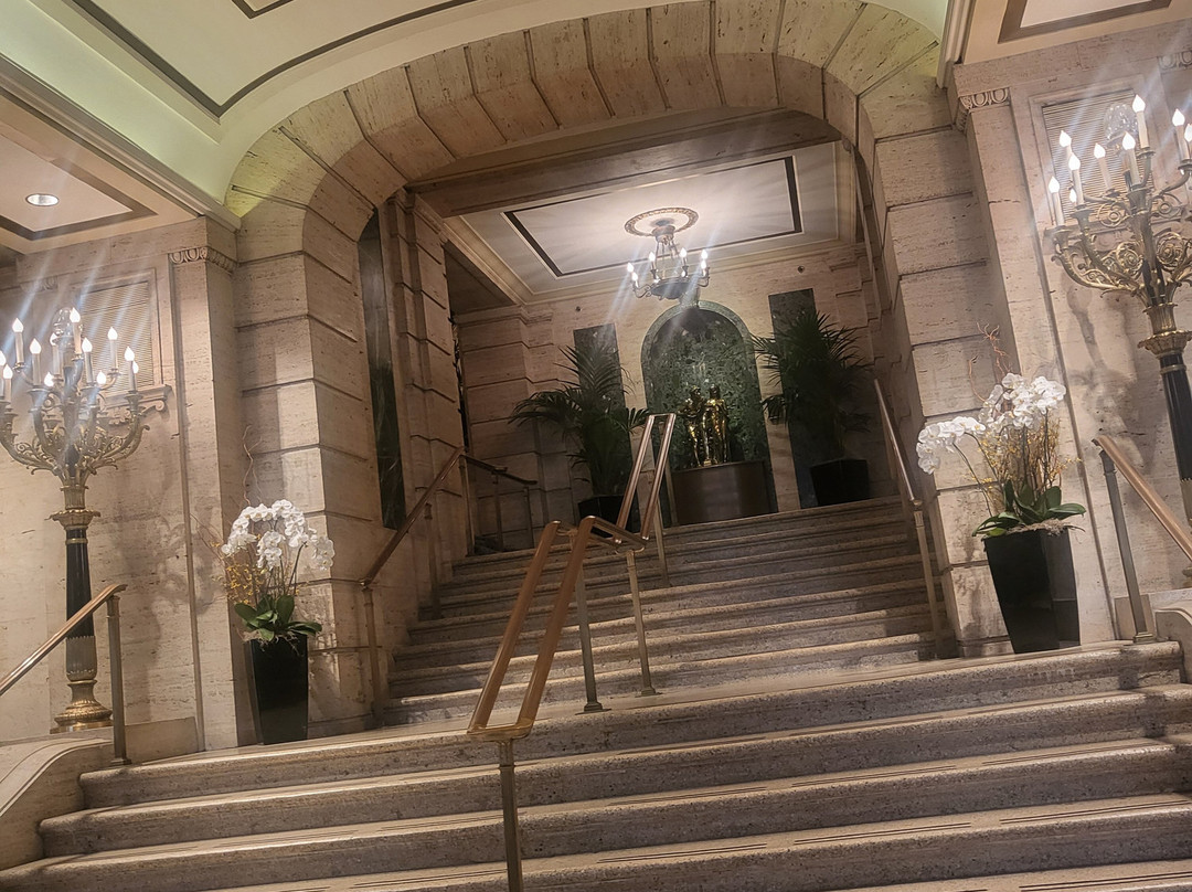 Palmer House Hilton Historic Lobby-芝加哥必去景点
