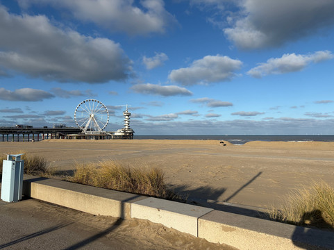 Scheveningen Beach-斯赫弗宁恩必去景点