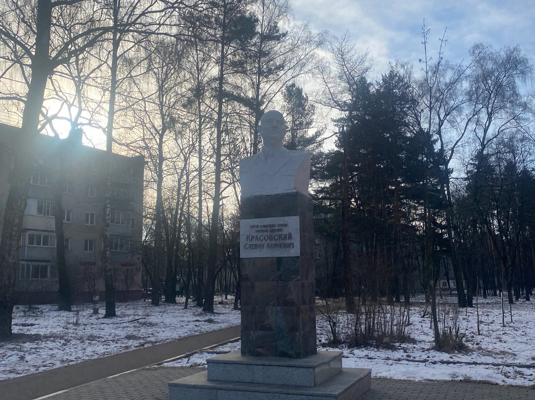 Pamyatnikbyust CA Krasovskomu