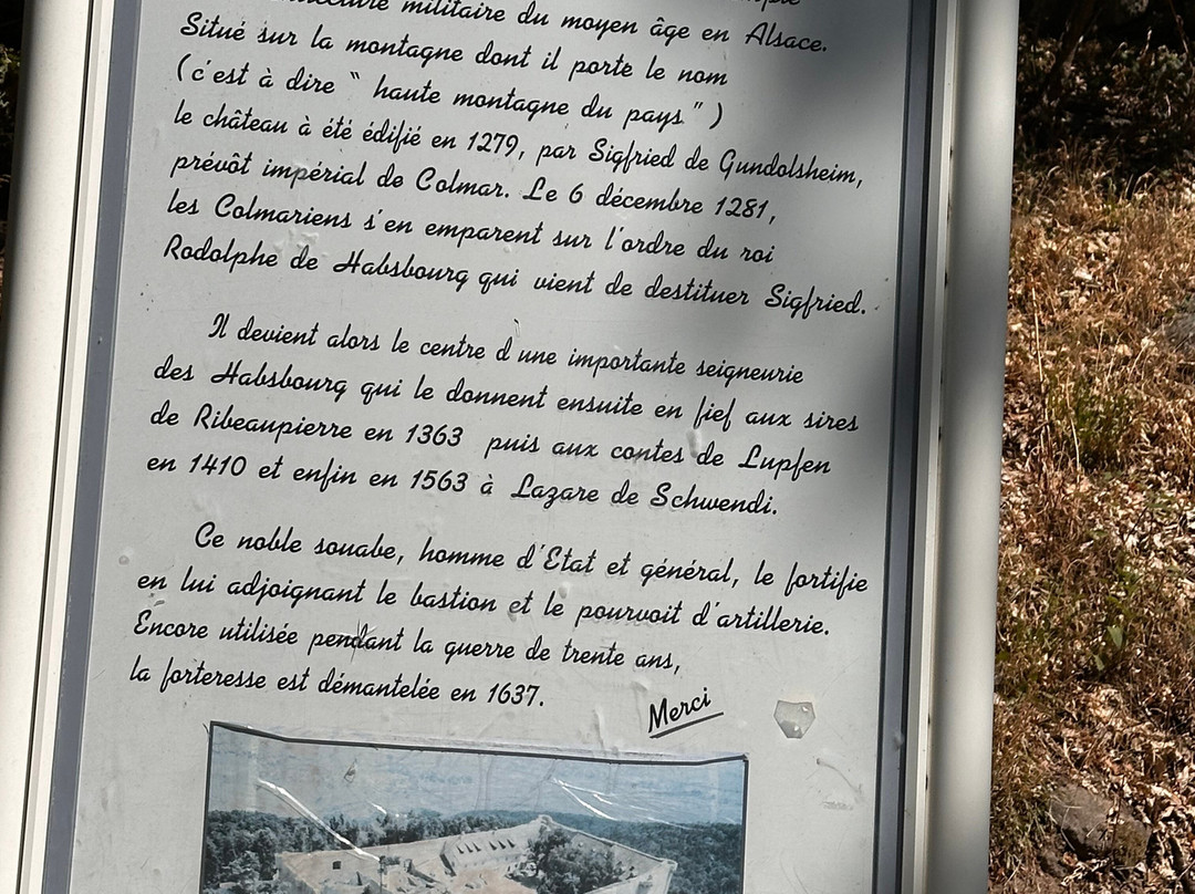 Château du Hohlandsbourg-Wintzenheim必去景点