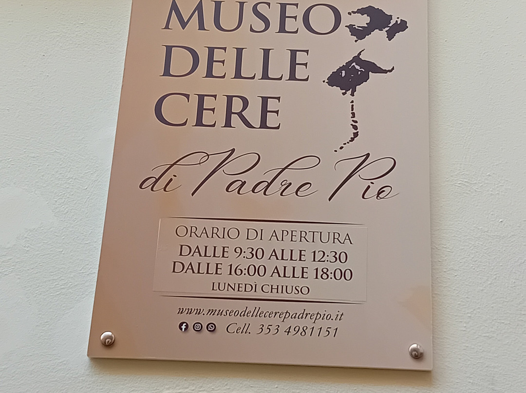 Museo delle cere di Padre PIo-San Giovanni Rotondo必去景点