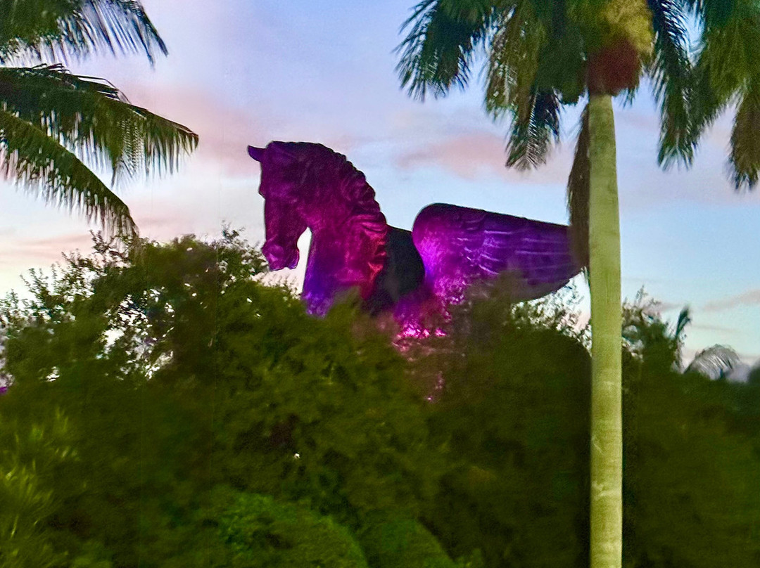 Pegasus And Dragon Statue