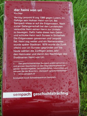 Winkelried Denkmal-Sempach必去景点