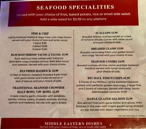 Pictou Waterview Restaurant
