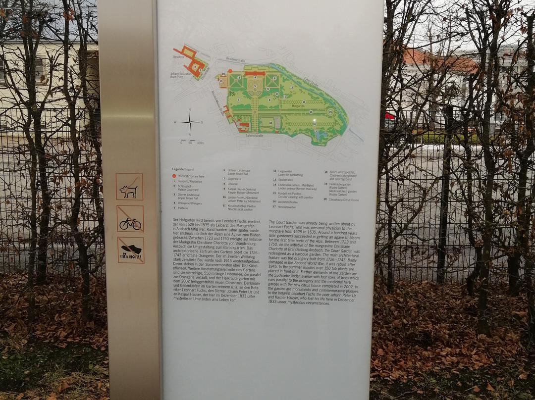 Hofgarten Ansbach-安斯巴赫必去景点