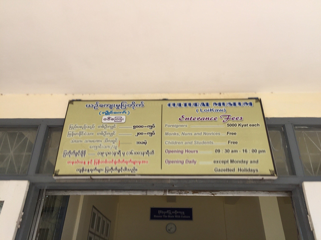 Kayah State Cultural Museum-Loikaw必去景点