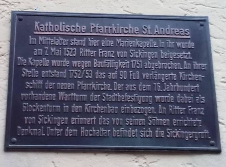 St. Andreas Kirche Landstuhl景点图片