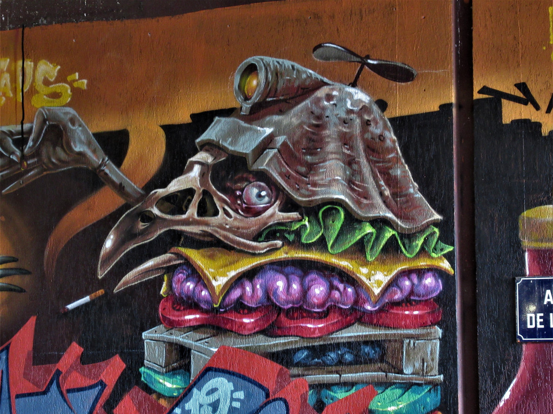 Fresque "Burgers"-赛尔齐—蓬多瓦兹必去景点