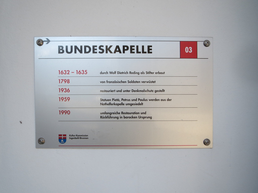 Bundeskapelle Brunnen景点图片