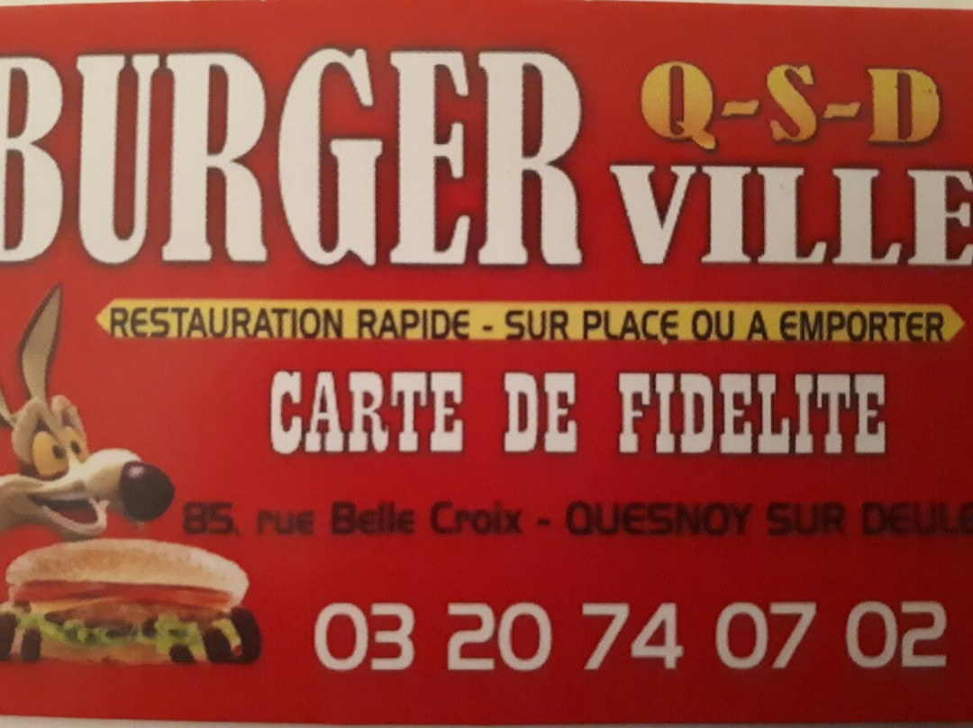 Quesnoy-sur-Deule餐馆和美食-Qsd Burger Ville