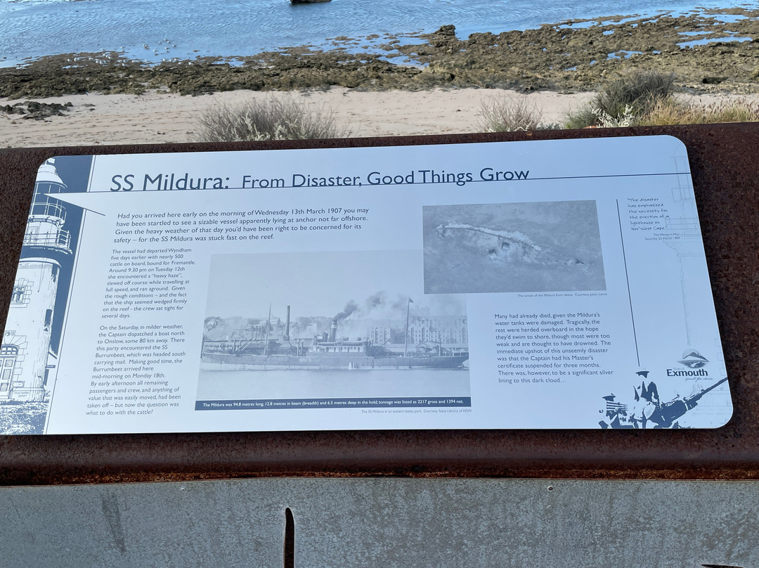 Mildura Wreck-埃克斯茅斯必去景点