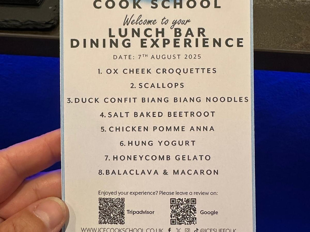 ICE Cook School-圣埃德蒙兹伯里必去景点