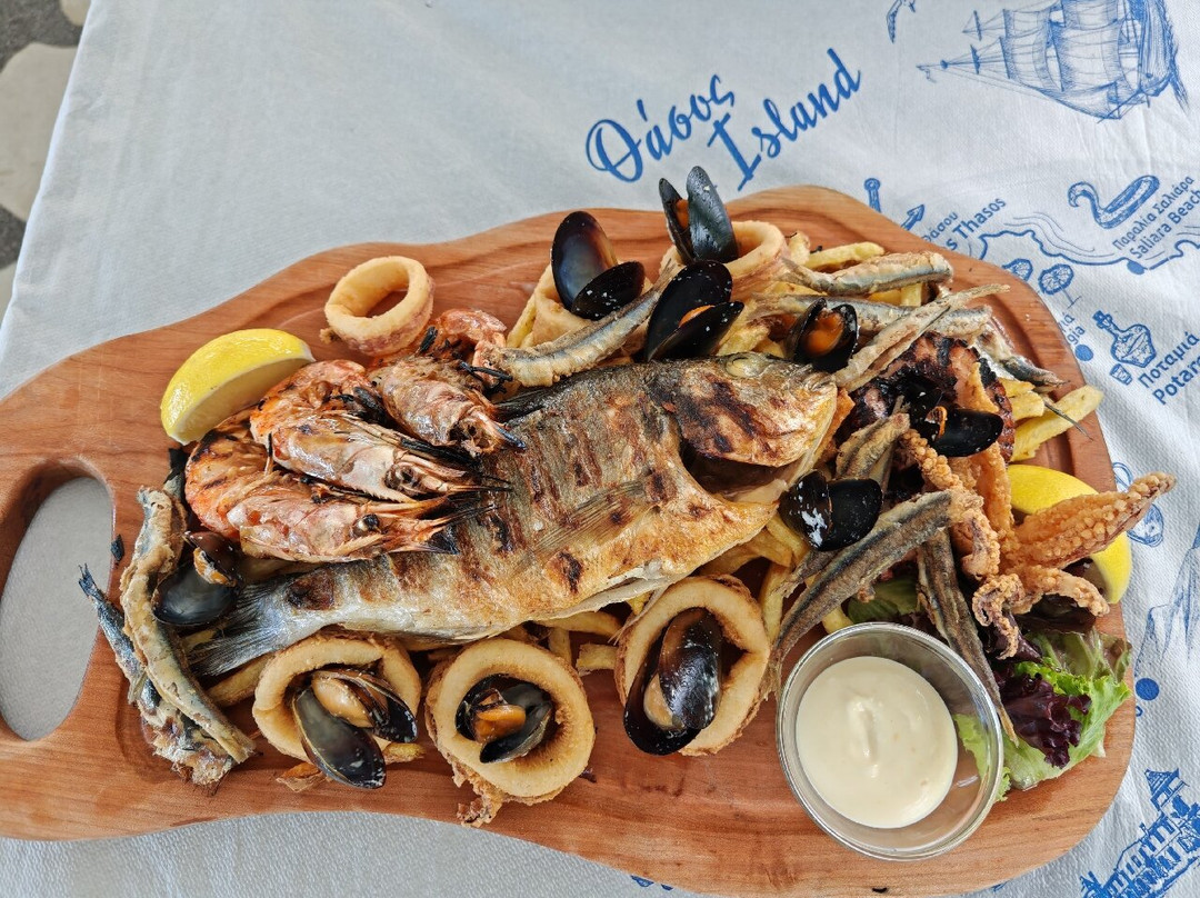 Skala Marion餐馆和美食-Taverna Motorship