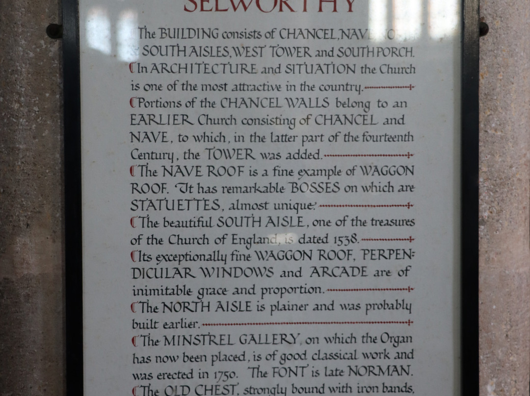 Church of All Saints-Selworthy必去景点