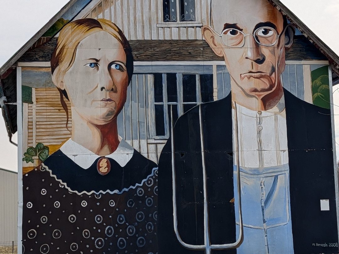American Gothic Barn-Mount Vernon必去景点