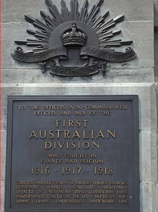 1st austalian devision memorial景点图片