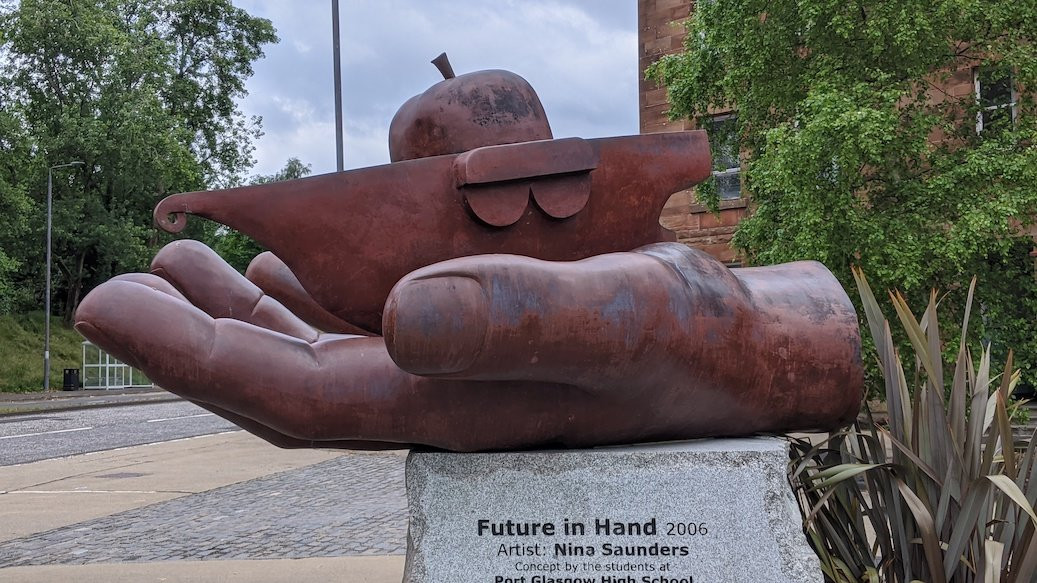 Future in Hand Sculpture