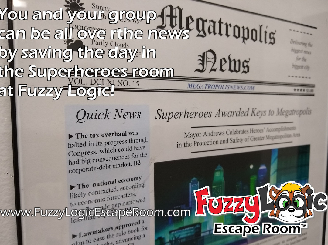 Fuzzy Logic Escape Room-道纳斯格罗夫必去景点