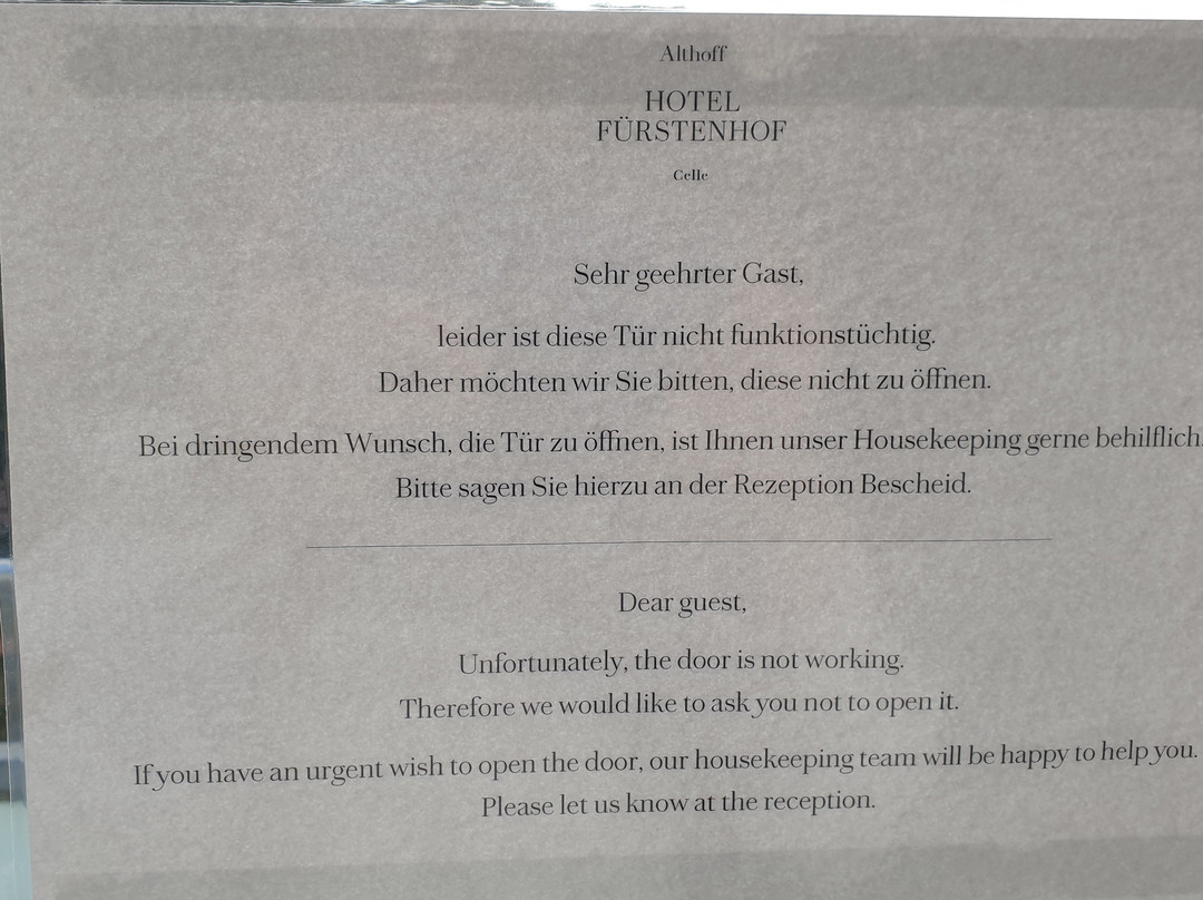 Althoff Hotel Fürstenhof Celle主图