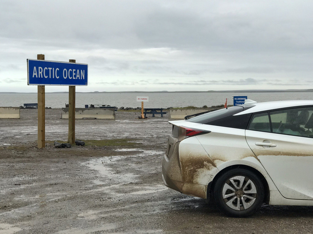 Arctic Ocean Sign-Tuktoyaktuk必去景点