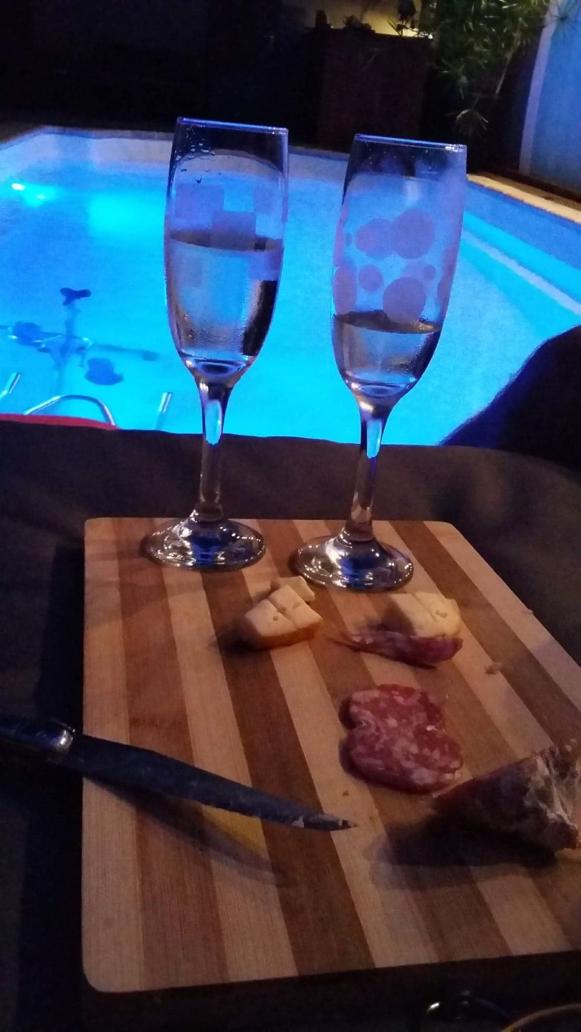 Chambre d'hote Les Nympheas-泳池