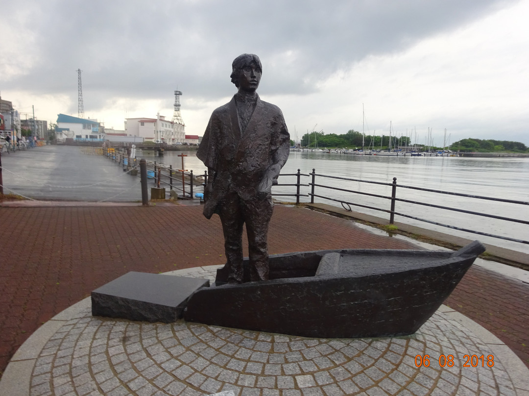 Joseph Hardy Neesima Bronze Statue-函馆市必去景点