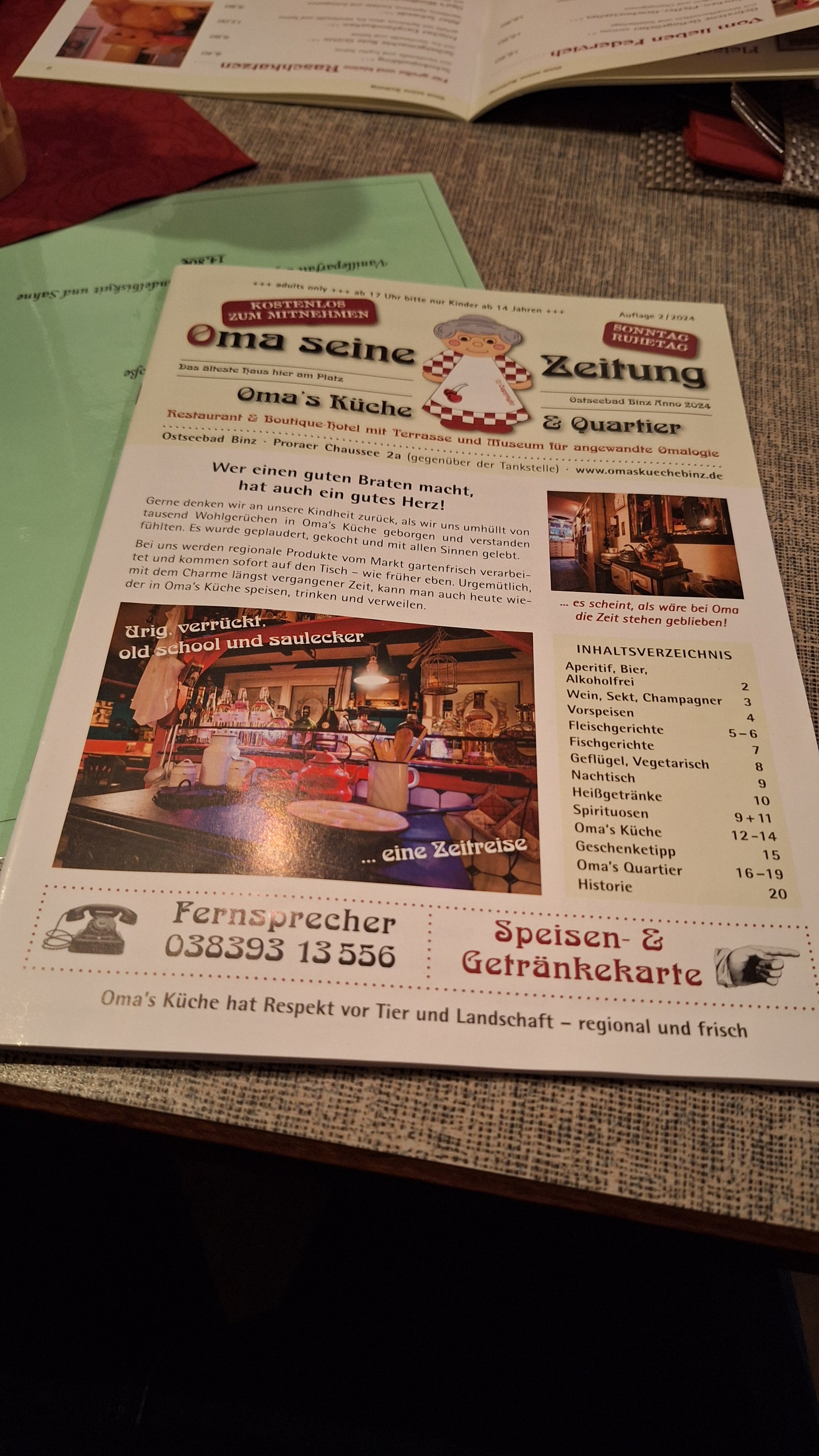 Oma's Kuche und Quartier-官方