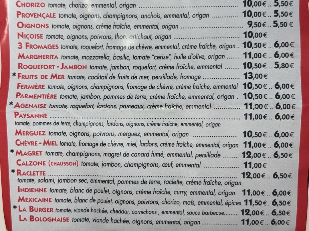Saveurs Pizza