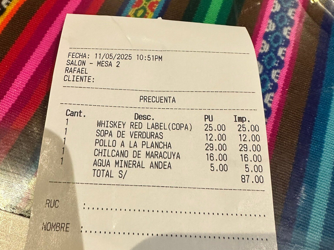 Anticuchos Condorito