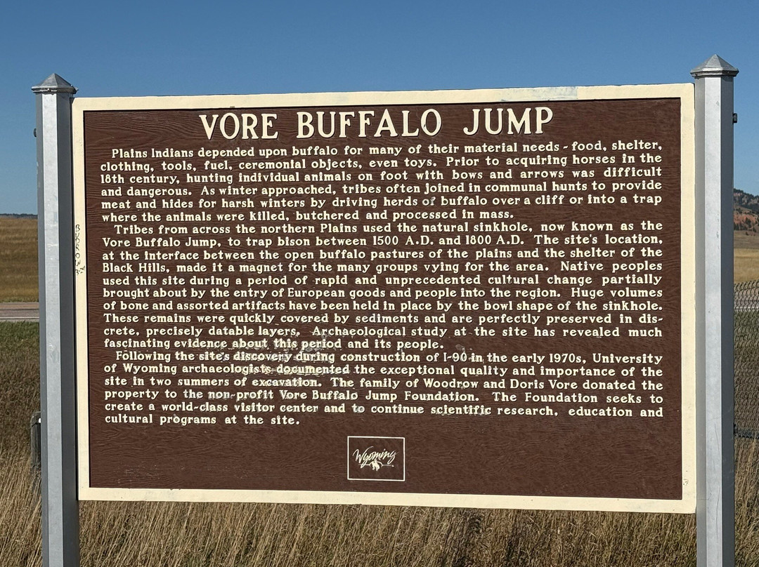 Vore Buffalo Jump-Beulah必去景点