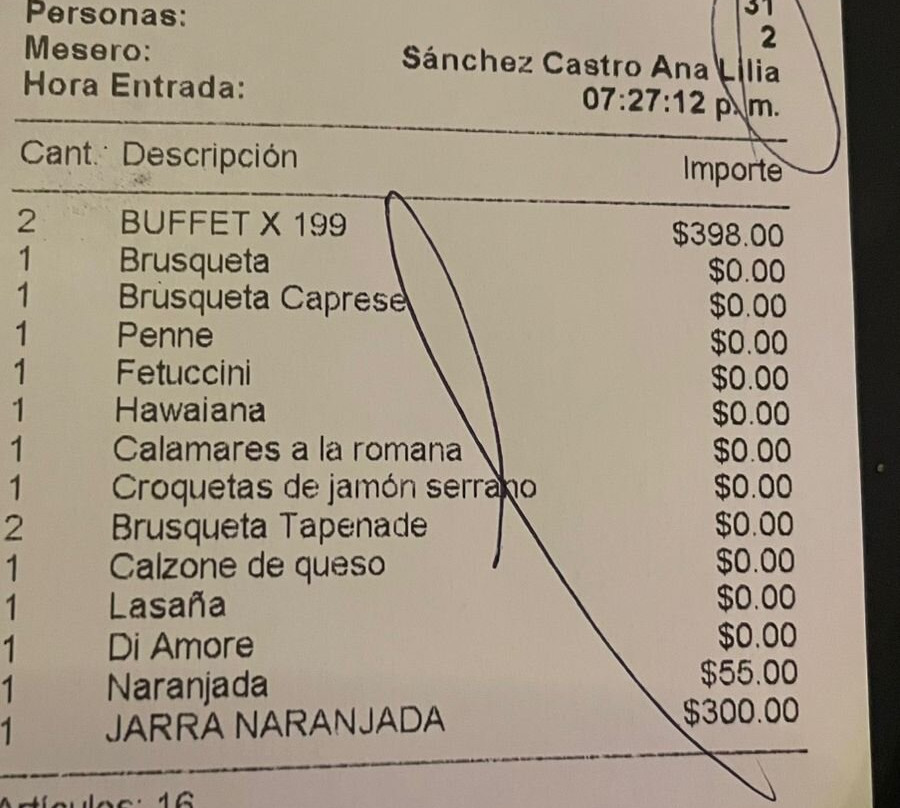 Rosalinda Buffet Italiano