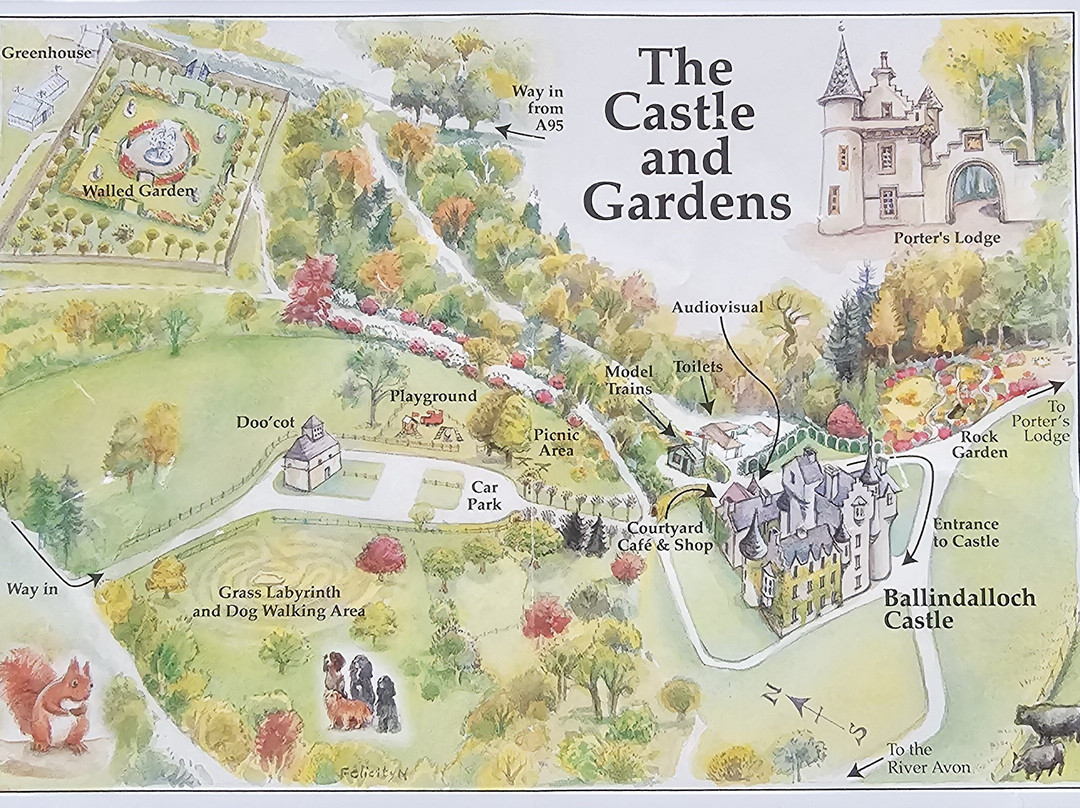 Ballindalloch Castle and Gardens-Ballindalloch必去景点