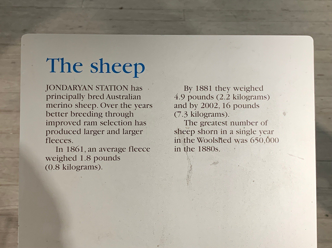 The Woolshed at Jondaryan-Jondaryan必去景点