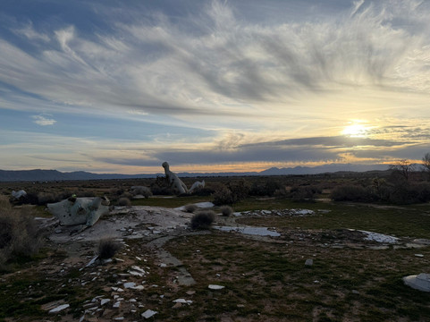 Concrete Dinosaurs Of Apple Valley, Ca
