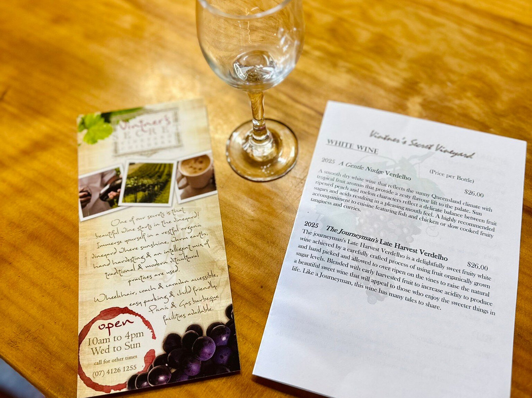 Vintner's Secret Vineyard-Childers必去景点