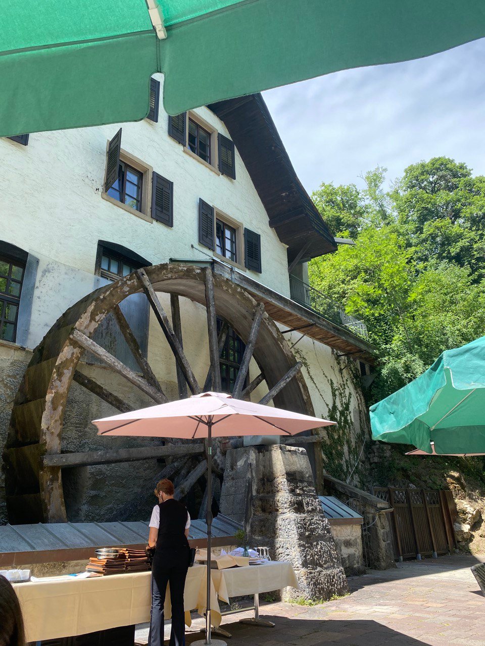 Hotel-Restaurant Bibermuhle-浴室