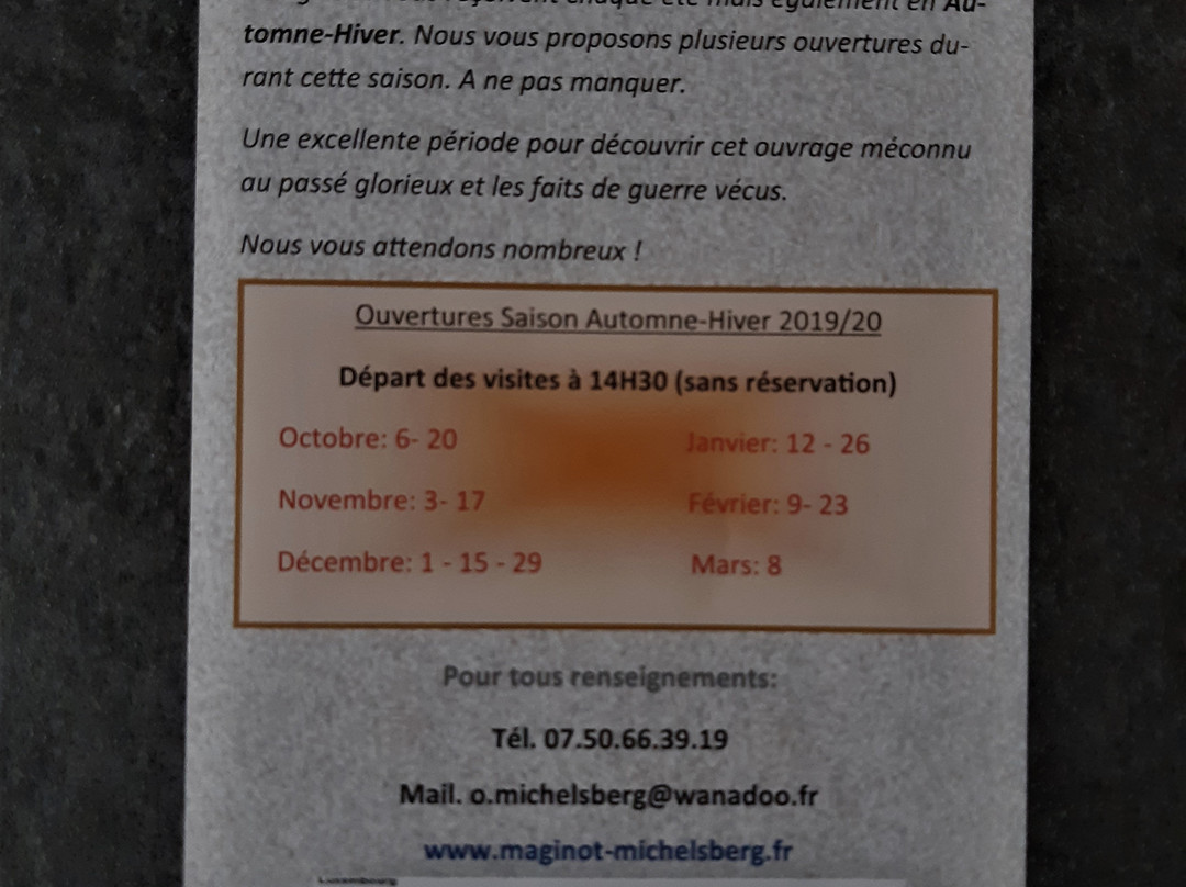 Ouvrage du Michelsberg - Ligne Maginot-Ebersviller必去景点