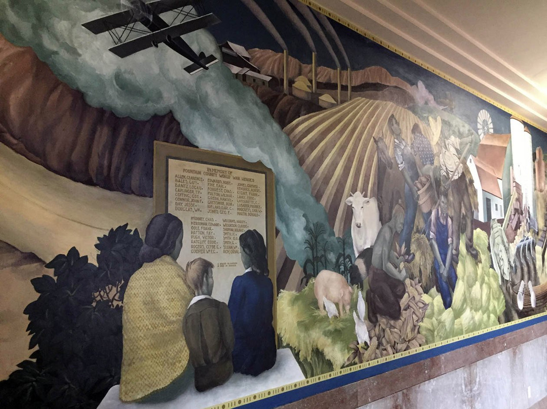 Attica旅游景点-Fountain County Courthouse