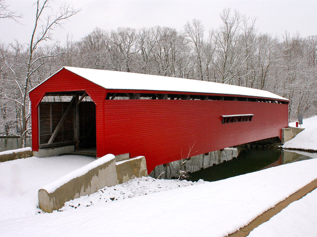 Gilpin's Falls Covered Bridge-埃尔克顿必去景点