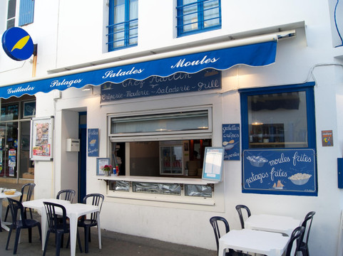 Ile d'Yeu餐馆和美食-Snack Martin