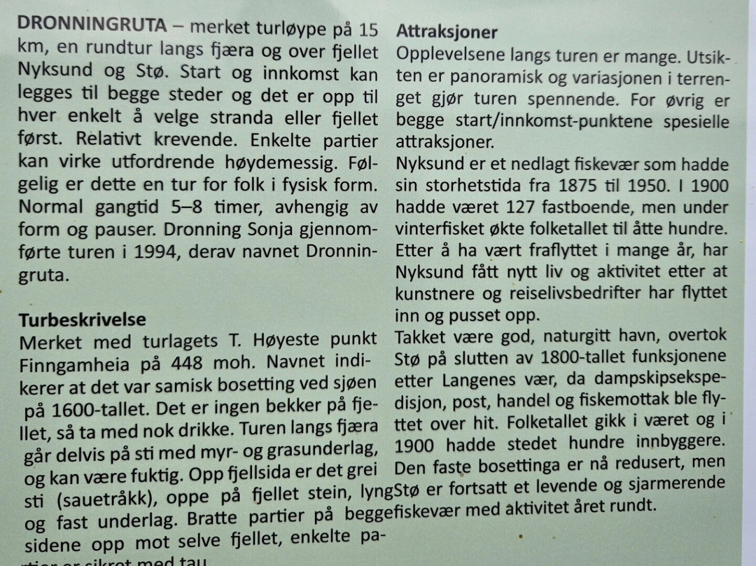 Dronningruta-Nyksund必去景点