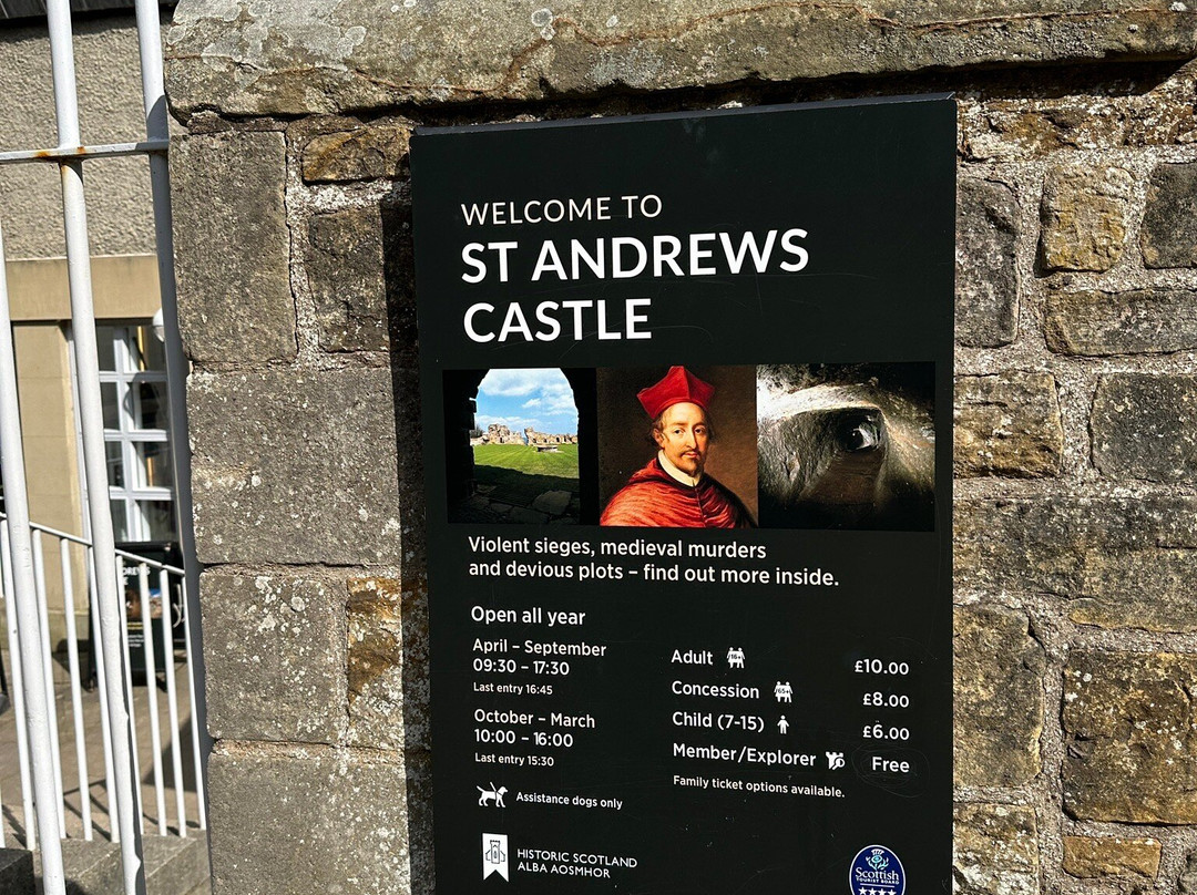 St Andrews Castle-圣安德鲁斯必去景点