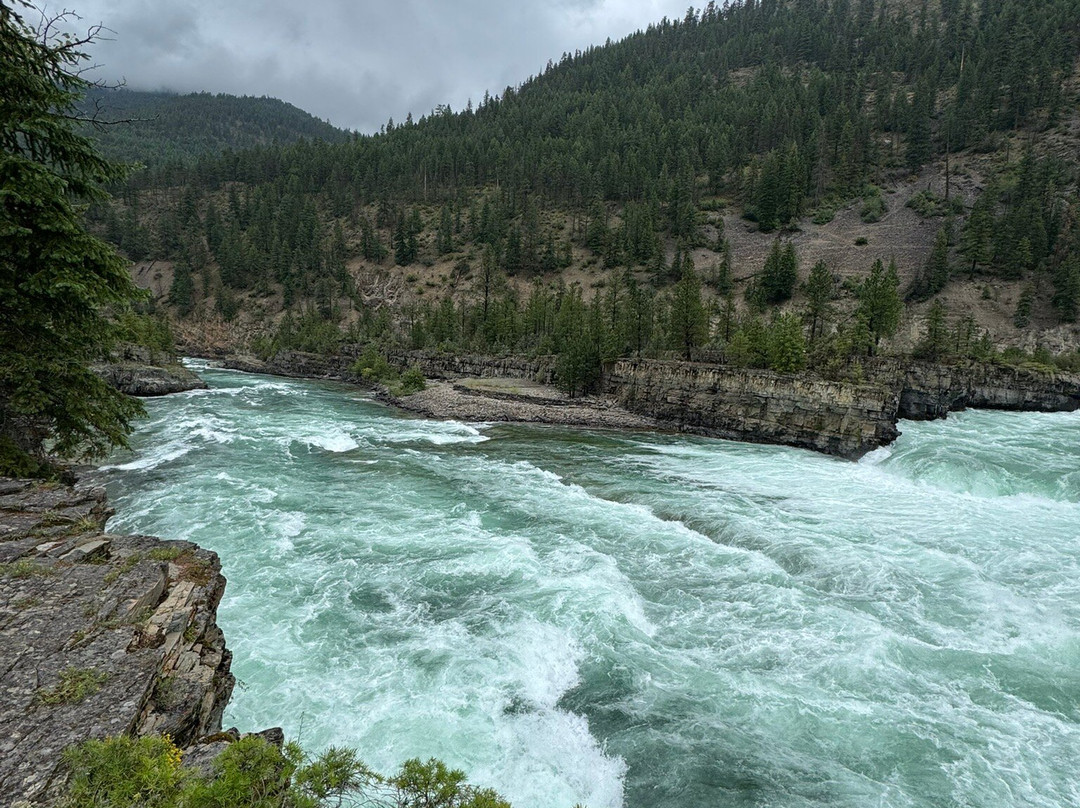 Kootenai Falls Swinging Bridge-Libby必去景点