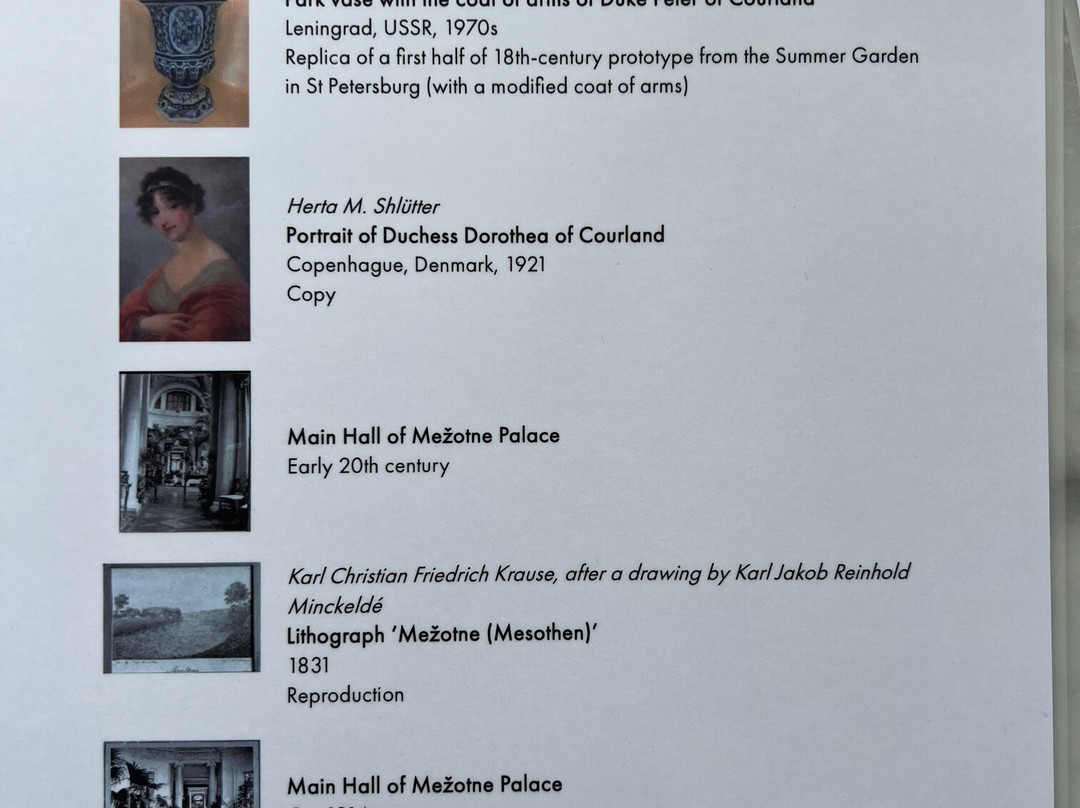 Mezotne Palace Museum-Mezotne必去景点