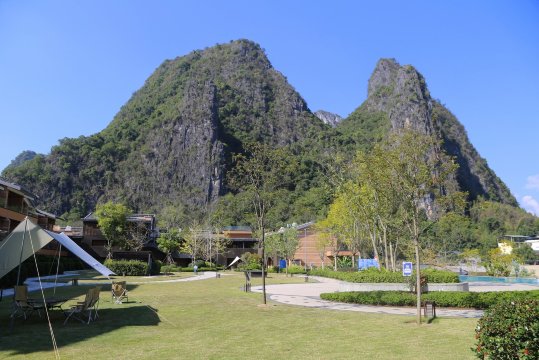 桂林阳朔腾昇希尔顿花园酒店-浴室